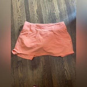 Pace rival mid-rise orange skirt (online only)